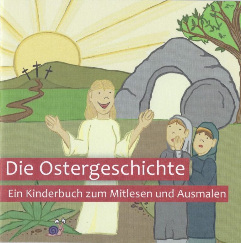 Kinderbuch zum Mitlesen und Ausmalen mit der Ostergeschichte